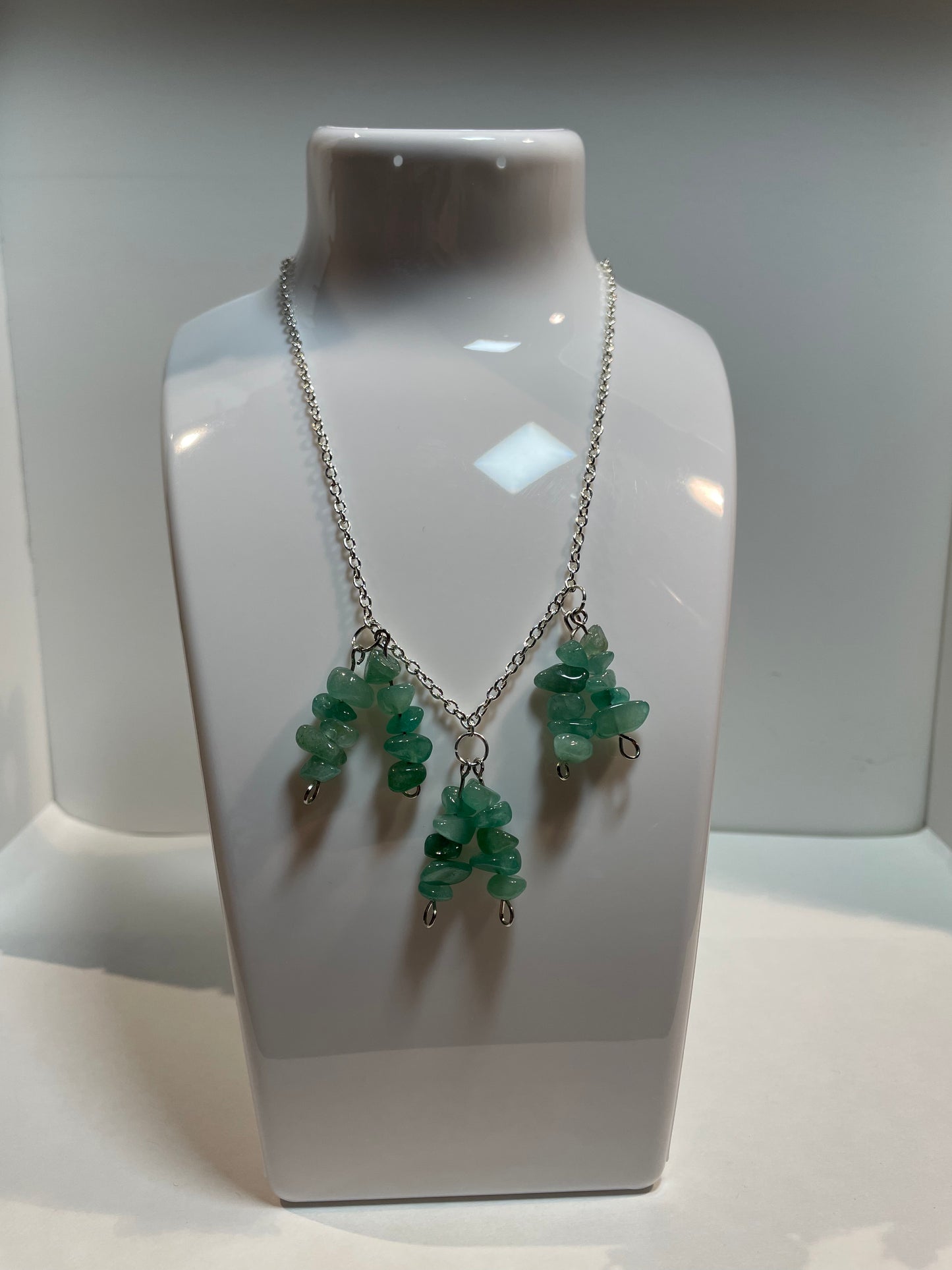 Green Aventurine Trinity halsband