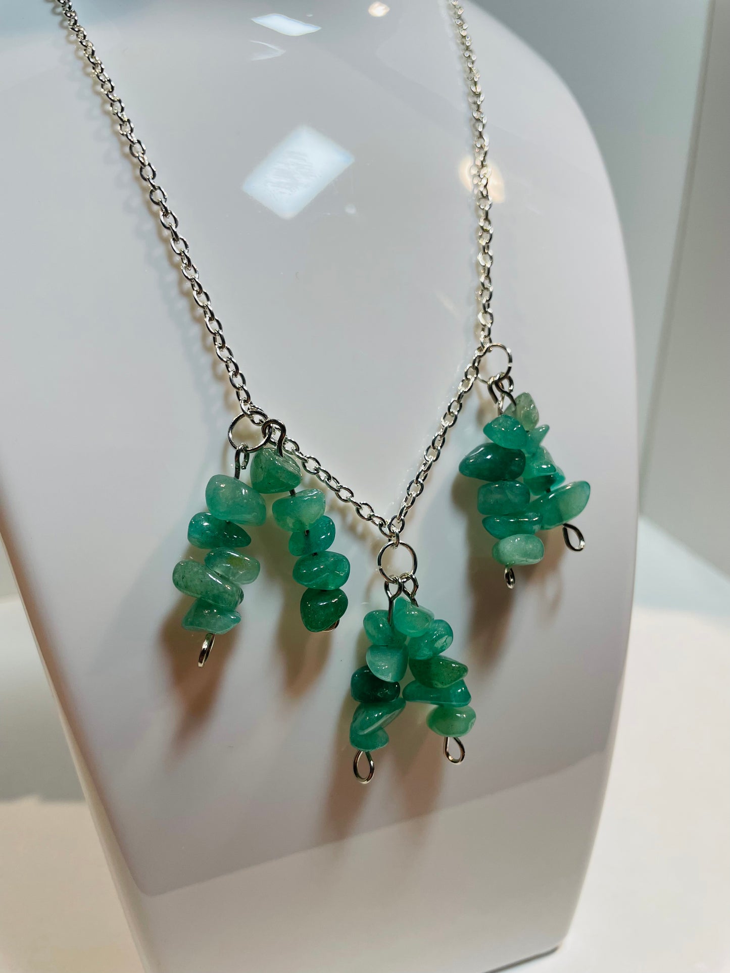 Green Aventurine Trinity halsband