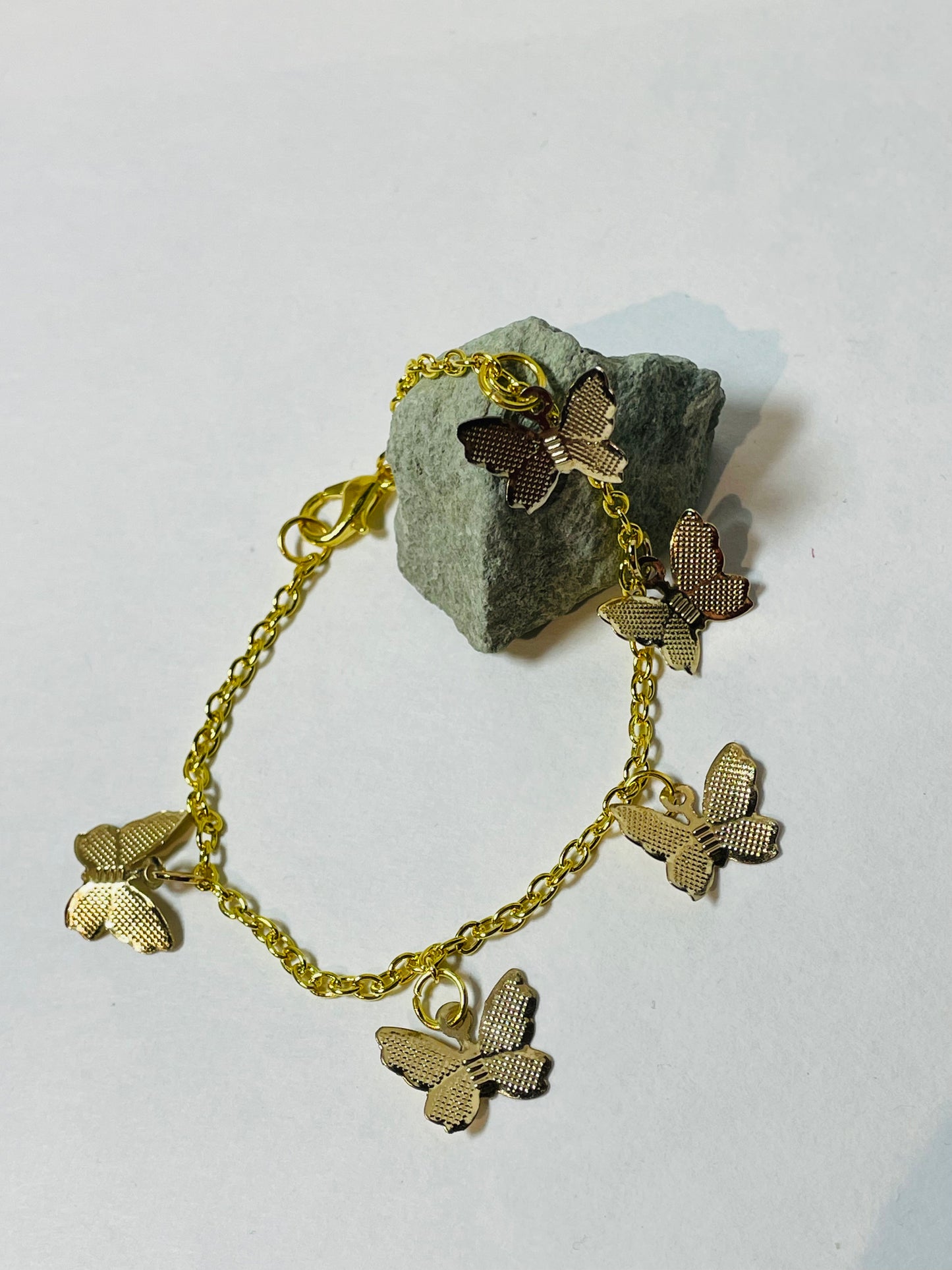 Armband C - Golden butterfly (18,8 cm)